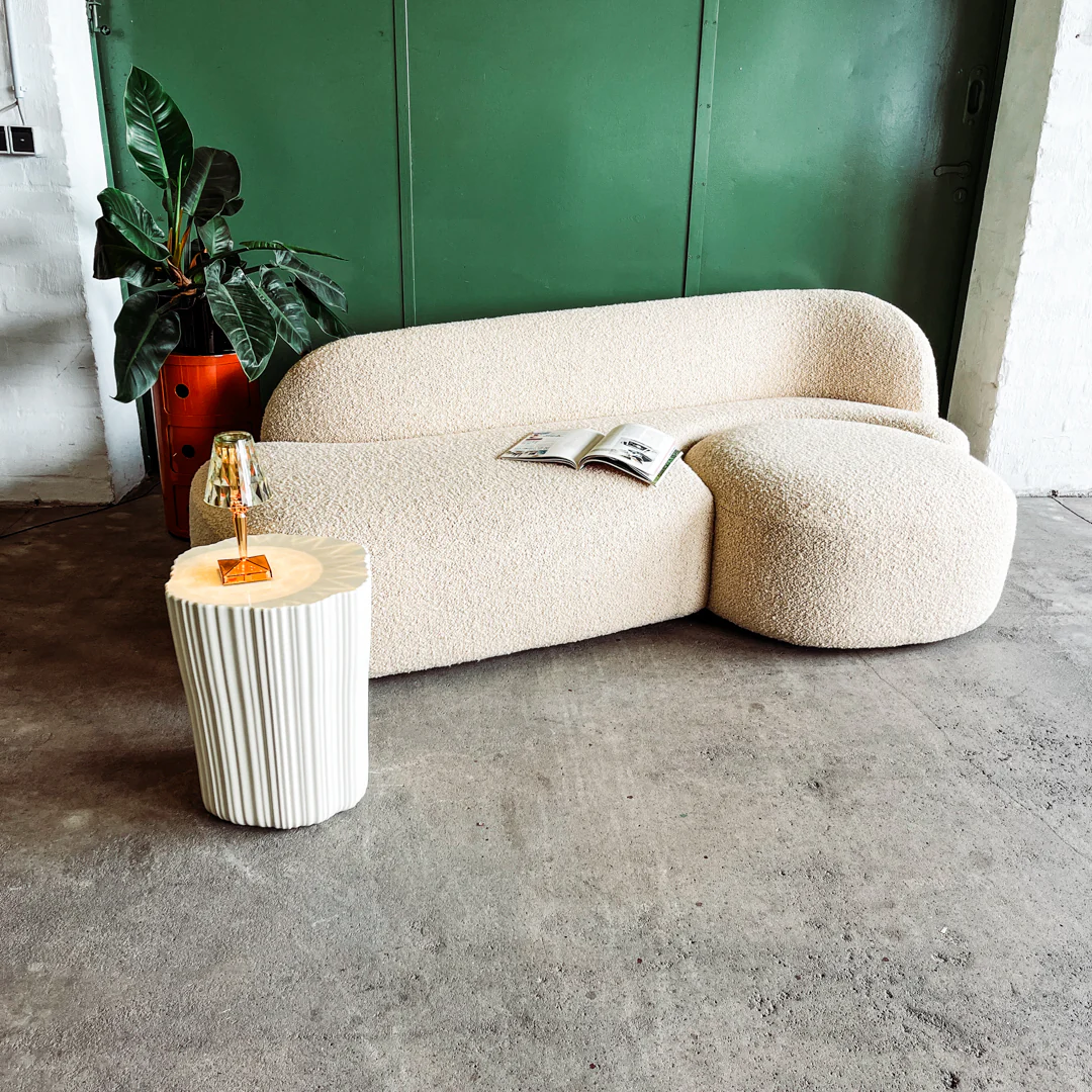 Kartell - Sofa AALAND - Bouclé Stoff cremé - Patricia Urquiola - NEU - Image 3