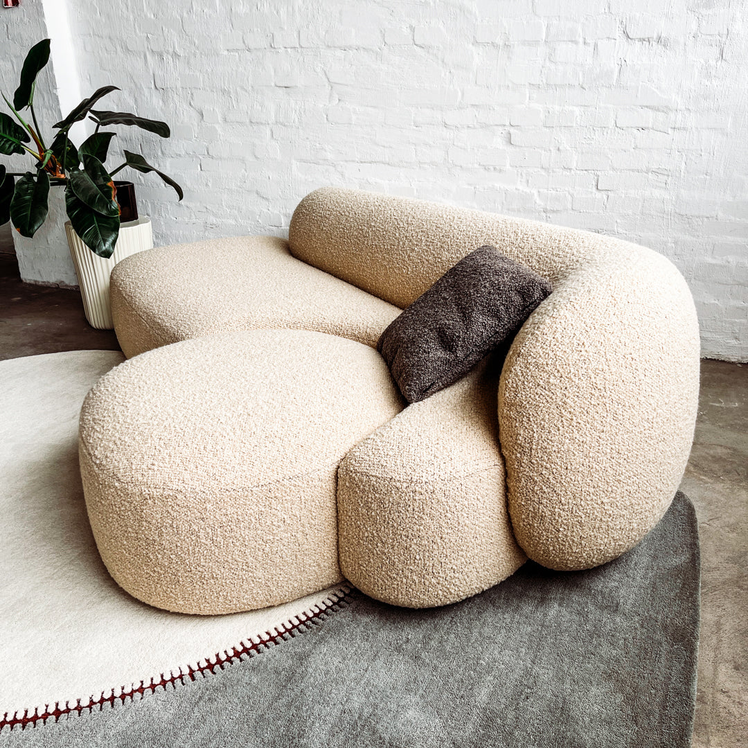 Kartell - Sofa AALAND - Bouclé Stoff cremé - Patricia Urquiola - NEU - Image 6