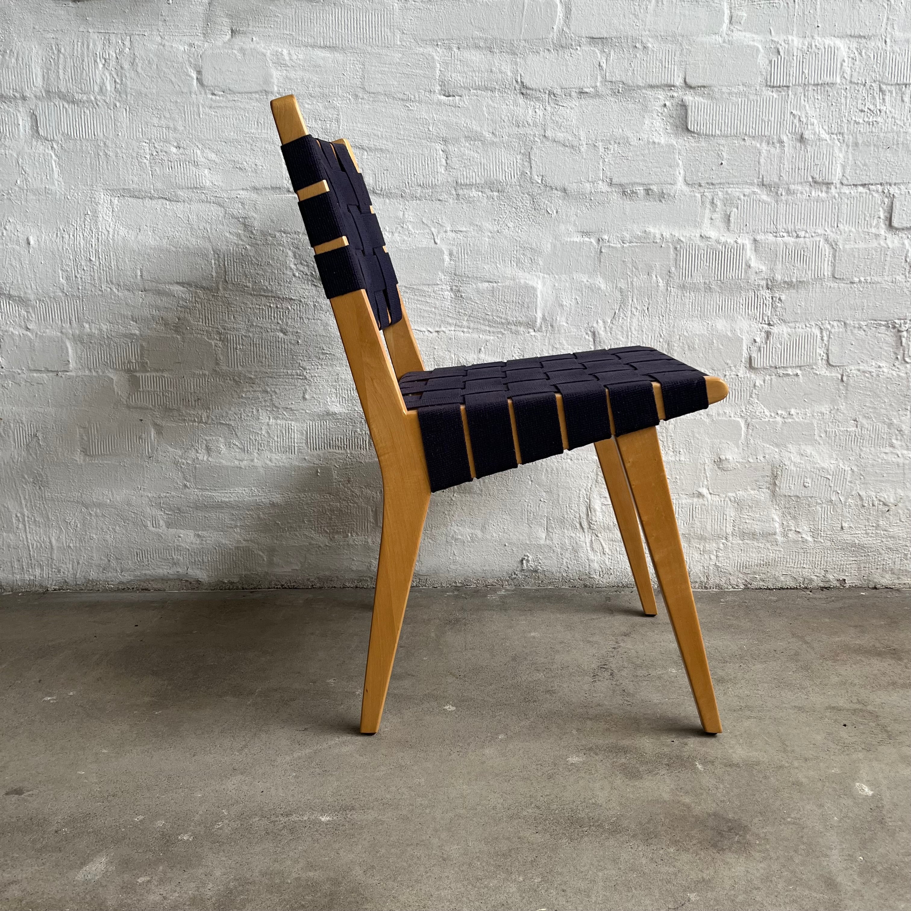 Knoll International - Risom 666 - Stuhl - dunkelblau - Jens Risom - gebrauchter TOP Zustand - Image 5