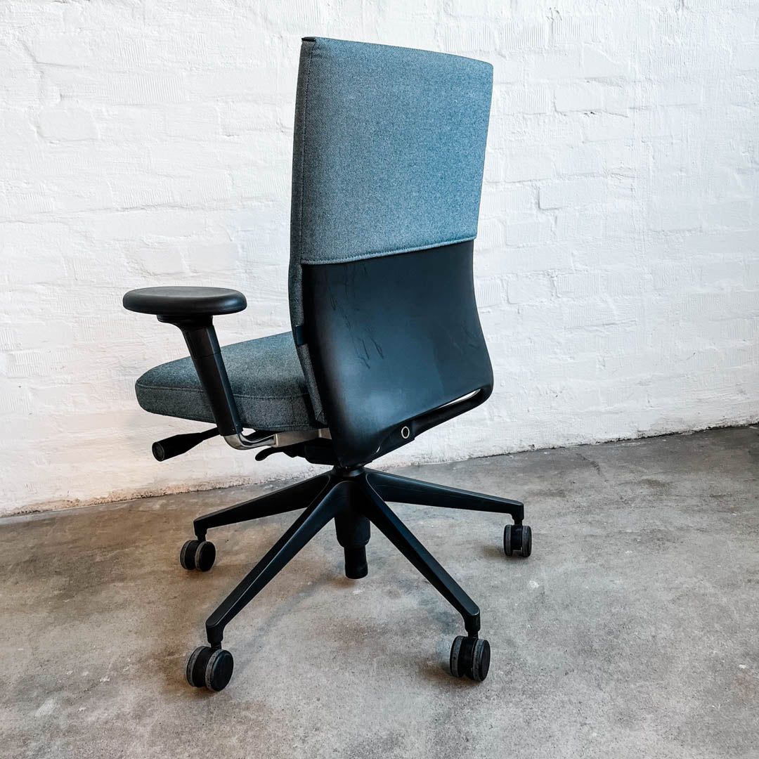 10er Set - Vitra -  ID Soft - Bürodrehstuhl - eisblau/schwarz - Antonio Citterio - sehr guter gebrauchter Zustand - Image 10
