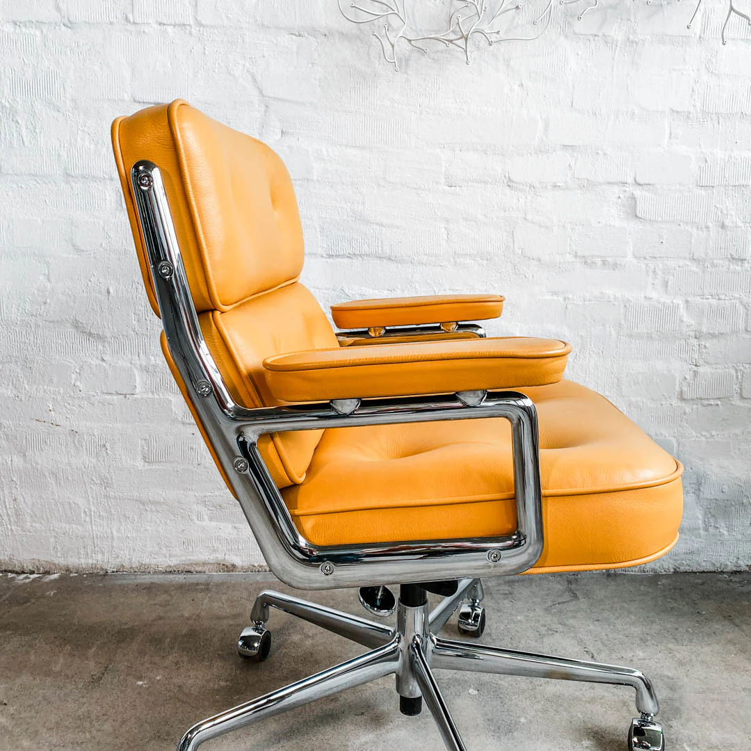 Vitra - Eames Lobby Chair ES 104 - Bürodrehstuhl - Curry - Ray & Charles Eames - gebrauchter TOP Zustand - Image 3
