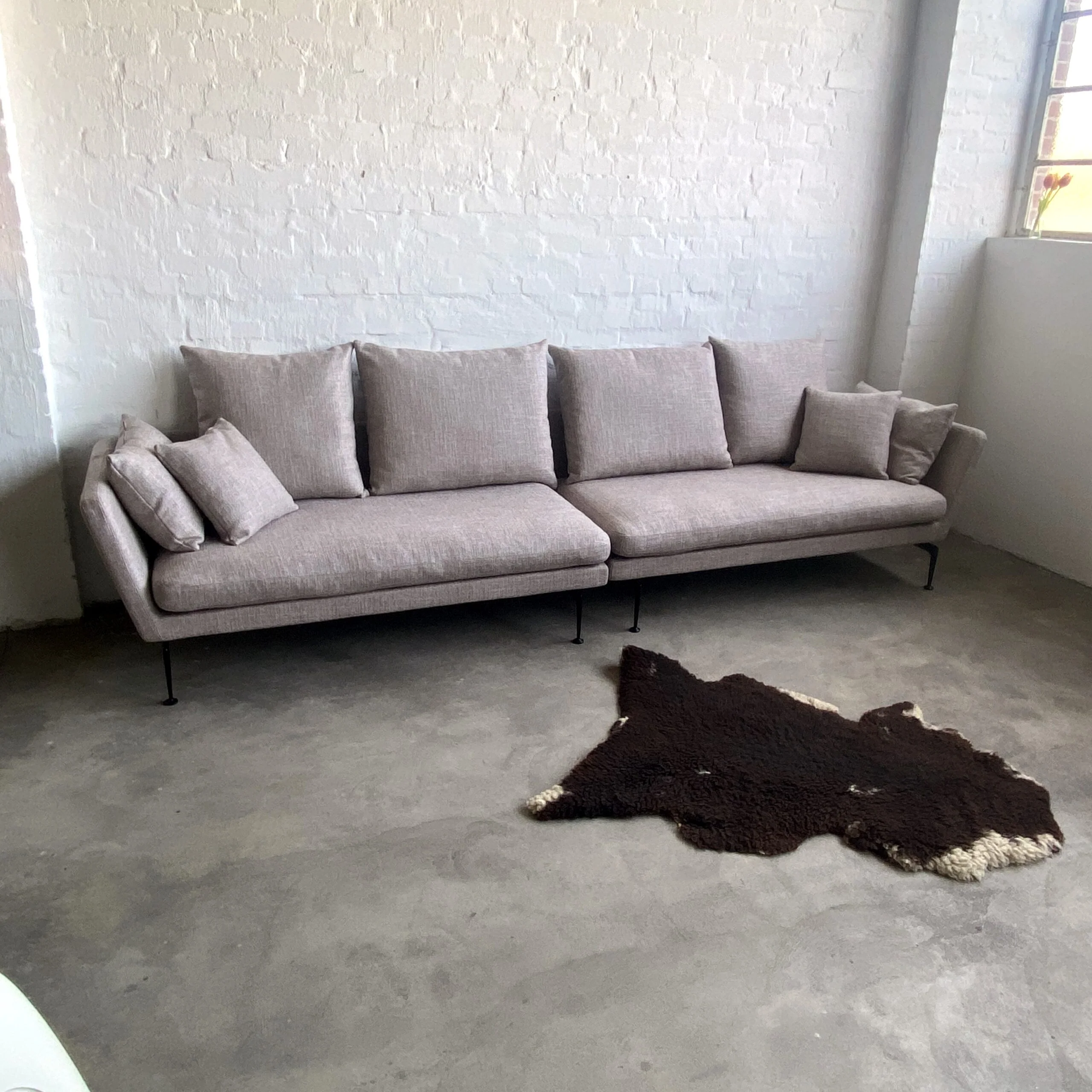 Vitra - Suita - Sofa - mauve melange - Antonio Citterio - TOP Zustand - Image 3